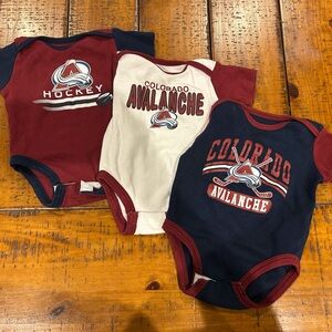 NHL Baby Onesies Pieces - Colorado Avalanche
